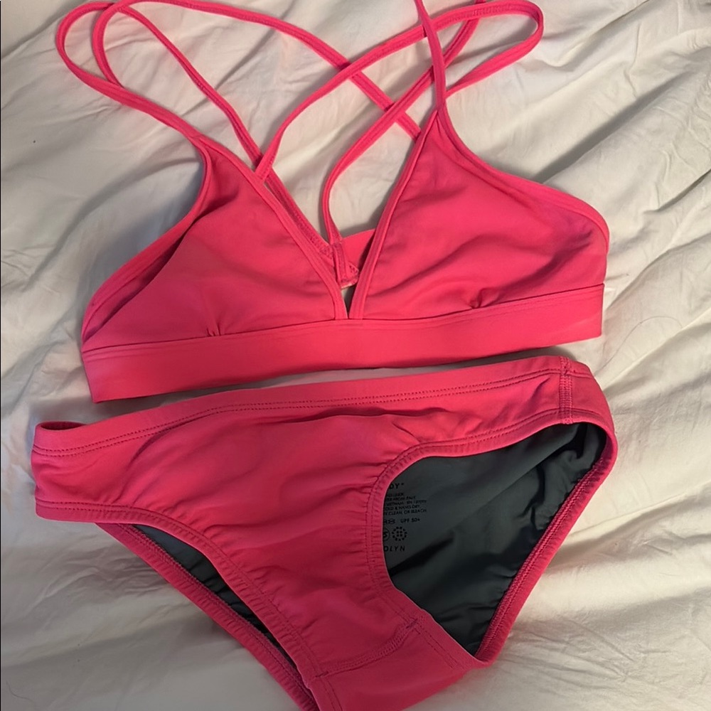 Jolyn pink bikini set XS